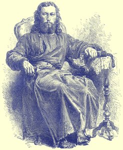 Priester der griechischen Kirche, Illustration aus Illustrierte Reisen, herausgegeben von H. W. Bates, veröffentlicht um 1880 von English School
