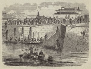 Prinz Albert landet in Dover von English School