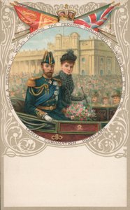 Prinz und Prinzessin von Wales, Eröffnung des Bundesparlaments, Melbourne, 9. Mai 1901 von English School