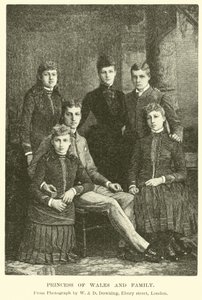 Prinzessin von Wales und Familie von English School