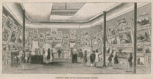 Hauptraum der Suffolk Street Galerie von English School