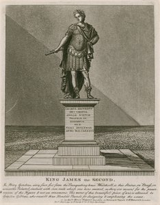 Privatgarten Westminster, Statue von König Jakob II. von English School