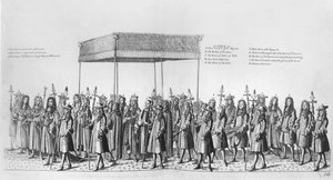 Prozession zur Krönung von Jakob II. von England