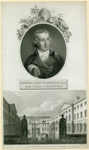Professor John Thornton, öffentlicher Dozent für medizinische Botanik von English School