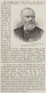Professor R. S. Poole (Gravur) von English School