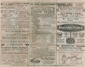 Programm für The Euston von English School