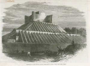 Fortschritt des Prinzgemahl-Denkmals im Hyde Park von English School