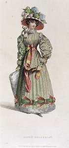 Promenadenkleid, Modeplatte aus Ackermann