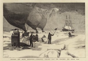 Vorgeschlagene neue Arktisexpedition, Commander Cheynes Plan zur Erreichung des Nordpols von English School