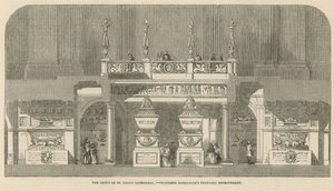 Vorgeschlagene Verbesserung der Krypta der St. Pauls Kathedrale von English School