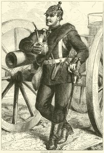 Preußischer Artillerist, Oktober 1870