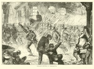 Preußischer Vormarsch bei Gravelotte, August 1870 von English School