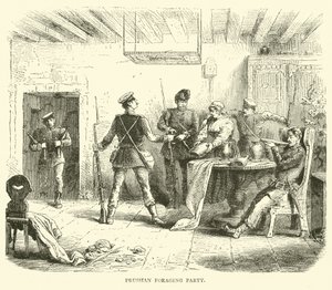 Preußische Plünderer, März 1871 von English School