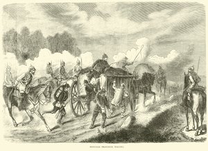 Preußische Versorgungswagen, September 1870 von English School