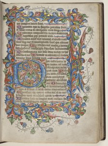 Psalter mit Sarum-Kalender, ca. 1425-75 von English School