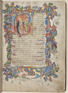 Psalter mit Sarum-Kalender, ca. 1425-75 von English School
