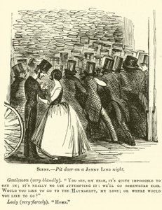 Punch-Karikatur: Jenny Lind von English School