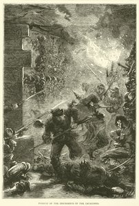 Verfolgung der Aufständischen in den Katakomben, Mai 1871 von English School