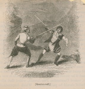 Quarterstaff von English School