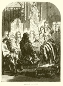 Privy Council von Königin Anne von English School