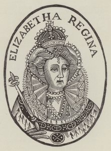 Königin Elisabeth I. (Stich) von English School