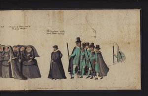 Begräbnisprozession von Königin Elisabeth I. von English School