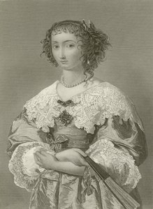 Königin Henrietta Maria, Königin von König Karl I. von English School