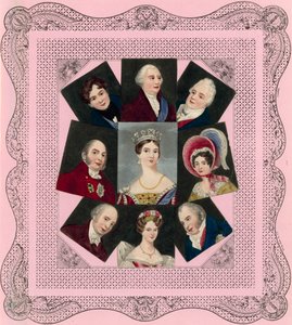 Königin Victoria und ihre Familie von English School