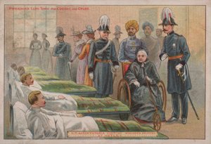 Königin Victoria besucht verwundete britische Soldaten im Netley Hospital, Hampshire, 1898 von English School