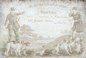 R. Ackermann, Junior, 191 Regent Street, Visitenkarte von English School