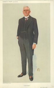 R V Vassar-Smith, Lloyds Bank, 20. Juli 1910, Vanity Fair Karikatur von English School