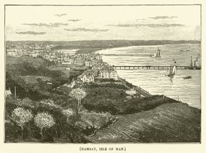 Ramsay, Isle of Man (Gravur) von English School