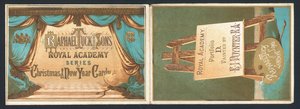 Raphael Tuck & Sons Royal Academy Serie von Weihnachts- und Neujahrskarten von English School