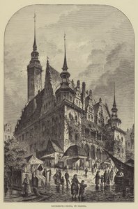 Rathaus, Brieg, in Schlesien von English School