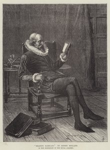 Rabelais lesen (Gravur) von English School