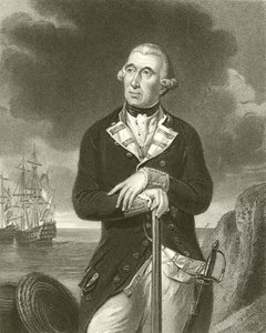 Konteradmiral Richard Kempenfelt von English School