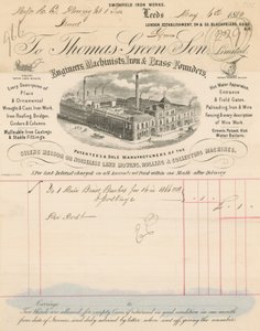 Quittung für Thomas Green & Son Limited von English School