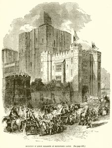 Empfang von Königin Elisabeth auf Schloss Kenilworth von English School