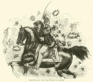 Empfang der Eroberer in Berlin, April 1871 von English School