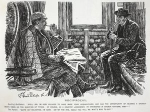 Reziprok, Illustration aus Punch