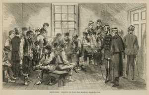 Rekrutierung: Warten auf die medizinische Untersuchung von English School