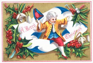 Regency Gentleman, Weihnachtskarte von English School