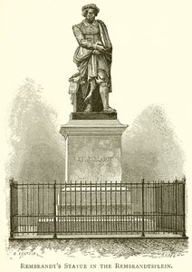 Rembrandts Statue auf dem Rembrandtsplein