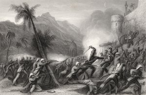 Abwehr eines Ausfalls vor Delhi, aus 