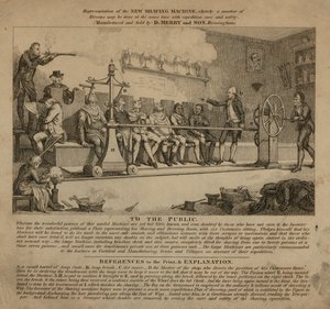 Darstellung der neuen Rasiermaschine von English School
