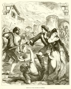 Rettung der Herzogin von Popoli von English School