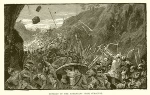 Rückzug der Athener aus Syrakus von English School