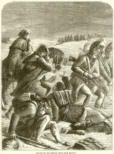Rückkehr der französischen Armee aus Moskau von English School