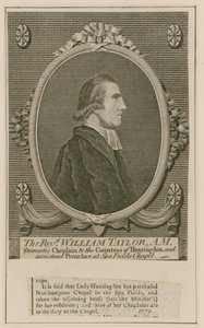 Reverend William Taylor, Spa Fields Kapelle, Clerkenwell von English School