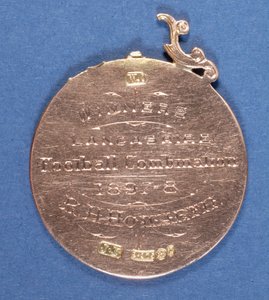 Rückseite einer Preston North End Football Club Medaille, 1897-98 von English School